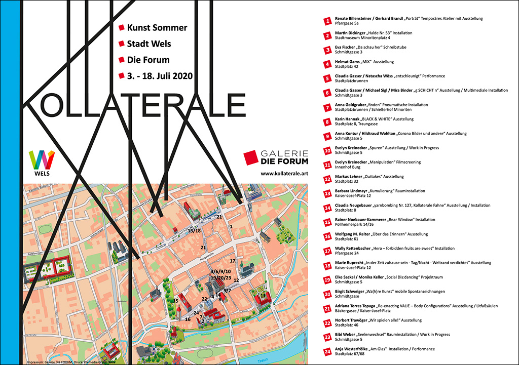 Programm und Lageplan Kollaterale