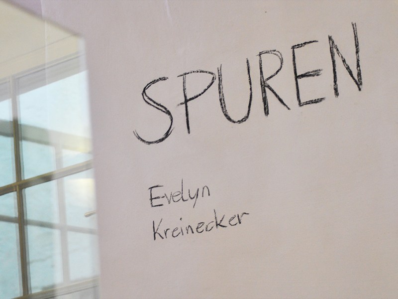 work in progress:&nbsp;Spuren